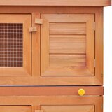 Vanjski kavez za male životinje i kućne ljubimce 4 vrata drveni | shoptok.hr