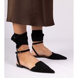 D/CEO marka niezdefiniowana Black flat pumps Mella | Shoptok.si