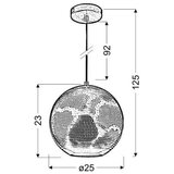  Visilica na sajli SFINKS 1xE27/60W/230V | Eponuda.com
