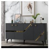 Hanah home iris - anthracite, gold anthracitegold console | ePonuda.com