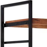 Police za knjige s 4 razine 80x30x180 cm masivno bagremovo drvo | shoptok.hr