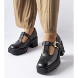 Gemre Black leather shoes Karino | ePonuda.com
