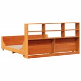  Krevet s regalom za knjige bez madraca 180x200 cm masivno drvo | shoptok.hr