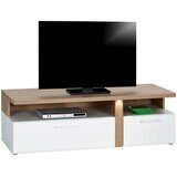 Hom`in TV-ELEMENT bela, barve hrasta | Shoptok.si