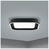 Eglo LED plafonjera Calagrano 900602, 11 W, s daljinskim, crna/bijela, 37,5x37,5 cm | shoptok.hr