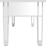  Zrcalni stolić za kavu 106x45x45 cm konstruirano drvo i staklo | shoptok.hr