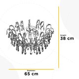 Lesnina XXXL STROPNA SVETILKA 65/38 cm | Shoptok.si
