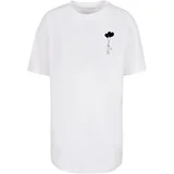 Merchcode Women's T-shirt Love In The Air Oversized Boyfriend white