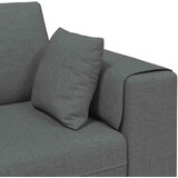 SOFA s jastukom 3 pcs Tamno siva tkanina | shoptok.hr