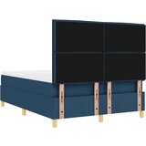  LED Box Spring Krevet s madracem Plava 160 x 200 cm tkanina | shoptok.hr