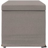  Stolica Sivo-smeđa 81 x 41 x 40 cm Tkanina i konstruirano drvo | shoptok.hr