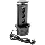 submersible socket 3x 230V, Ø100mm