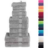  12-dijelni vrhunski set ručnika SOLUND sivi 600 gsm | shoptok.hr