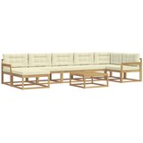  Set vanjskih sofa 8 pcs Bijela i krem | Eponuda.com