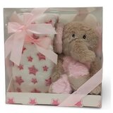 Baby Bear Origin set igračaka i ćebence-slon pink Cene