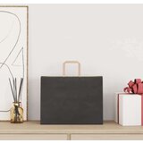 Papirnate vrećice 250 kom s ručkama crne 32x17x25 cm | shoptok.hr