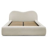 Bobochic Paris Bež tapecirani bračni krevet s prostorom za odlaganje s podnicom 140x190 cm Orlane – | shoptok.hr