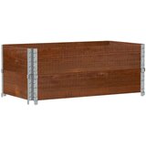 Maison Chic Vrtno korito - Greda - Cvetlični Lonec rjavo 100x50 cm trdna borovina, (21789587) | Shoptok.si