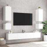  Zidni TV ormarić s LED svjetlima bijeli 100 x 35 x 41 cm | shoptok.hr