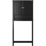 Ormarić za perilicu rublja BERG crni 76x27x164,5 cm od borovine | shoptok.hr