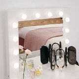 Veliki moderni kozmetički toaletni stol, osvjetljenje ogledala | shoptok.hr