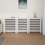  Pokrov za radijator bijeli 210x21x85 cm masivna borovina | shoptok.hr