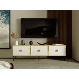 Hanah home TV polica Kivan White Gold Cene