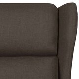 vidaXL Električni naslanjač temno rjavo blago | Shoptok.si