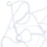 vidaXL LED božični okras večbarvno 69 x 79 cm PVC | Shoptok.si