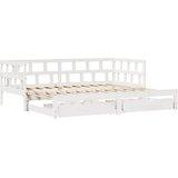  Dnevni krevet na razvlačenje s ladicama bez madraca 90 x 190 cm | shoptok.hr