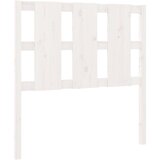Maison Chic posteljno vzglavje - vzglavna omarica - nočna omarica belo 95,5x4x100 cm trdna borovina, (21705886) Cene