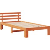  Konstrukcija postelje Rjava 80 x 200 cm Trden borov les, (5000023026) | Shoptok.si