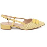 GOODIN Yellow sandals with an open heel | Shoptok.si