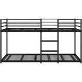  na kat bez madraca crni 90x190 cm čelik | shoptok.hr