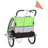  Otroška prikolica za kolo zelena 30 kg hop | Shoptok.si