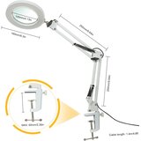 TOMSHINE LED povečevalna svetilka 8x s sponko | Shoptok.si