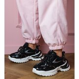 Gemre Black sports sneakers on a stylish Carina sole Cene