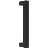  Ručke za ormarić 10 kom crne 128 mm od nehrđajućeg čelika | shoptok.hr