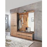 Voleo garderobna omara barve grafita, hrast artisan | Shoptok.si