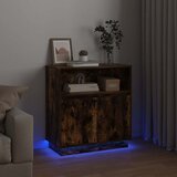  LED komoda Dimljeni hrast 71 x 34,5 x 75 cm Konstruirano drvo | Eponuda.com