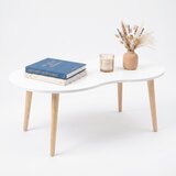MID.YOU KLUBSKA MIZA, bela, medeni hrast | Shoptok.si