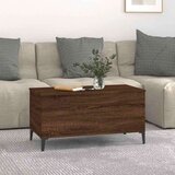 vidaXL Stolić za kavu boja hrasta 90 x 44,5 x 45 cm konstruirano drvo | shoptok.hr
