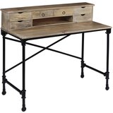 vidaXL Pisalna miza iz trdnega mangovega lesa in jekla 110x50x96 cm Cene