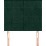  Uzglavlje tamnozeleno 90x5x118/128 cm baršunasto | shoptok.hr