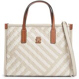 Tommy Hilfiger Ročne torbice Th City Mini Tote Bela Cene