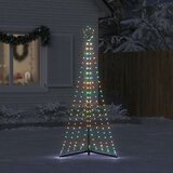 vidaXL LED božićno drvce 339 LED šarenih 187 cm | shoptok.hr