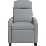  Fotelja s nagibom Svjetlosiva Tkanina | shoptok.hr