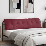  Jastuk za leđa Vinska crvena 180 x 19 x 50 cm tkanina | shoptok.hr