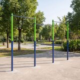Šport in prosti čas Drog za dvigovanje, fitnes na prostem, nastavljiva višina 80-172 cm, iz pocinkanega jekla, do 330 kg | Shoptok.si