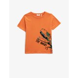 Koton Dinosaur Printed T-Shirt Short Sleeve Crew Neck Cotton Cene